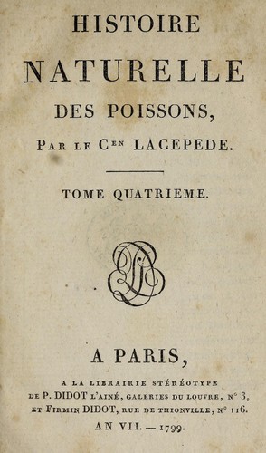 Histoire naturelle, générale et particulière