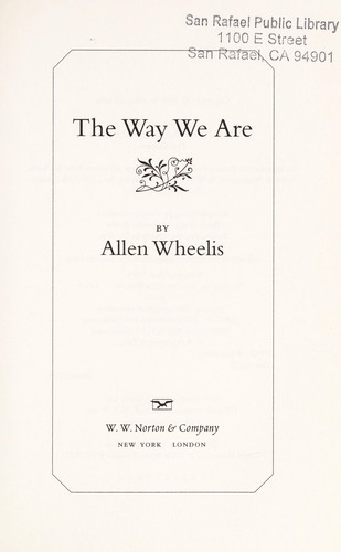 The way we are