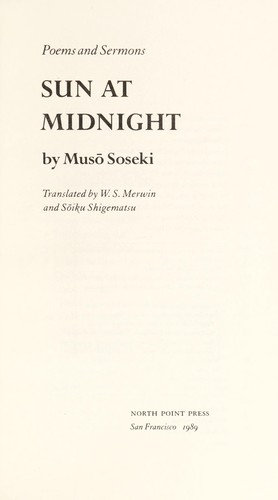 Sun at midnight : poems and sermons