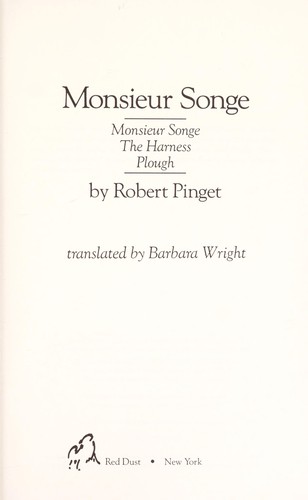 Monsieur Songe