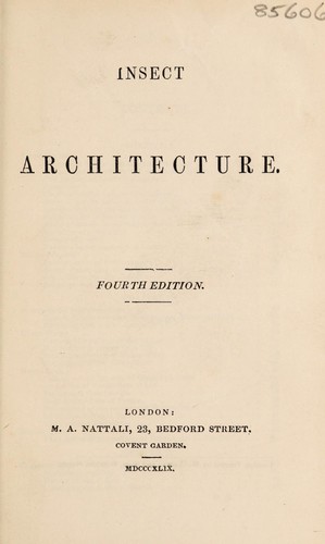 Insect architecture