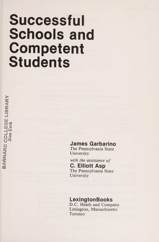 Successful schools and competent students