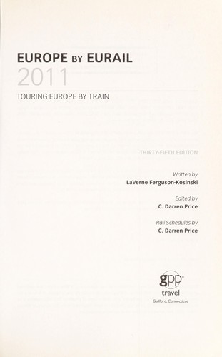 Europe by Eurail 2011