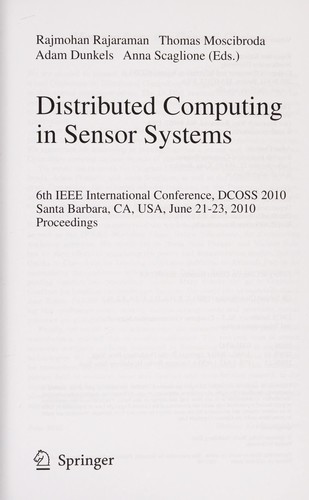 Distributed computing in sensor systems