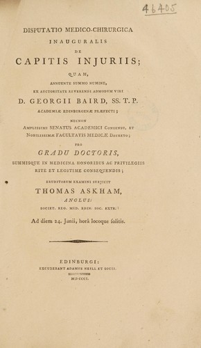 De capitis injuriis