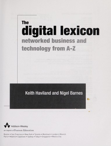 The digital lexicon