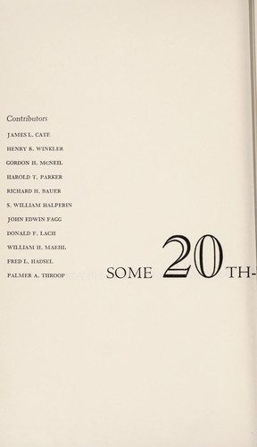 Some 20th-century historians