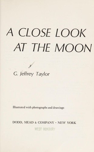 A close look at the moon