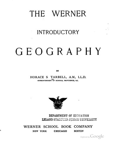 The Werner Introductory Geography