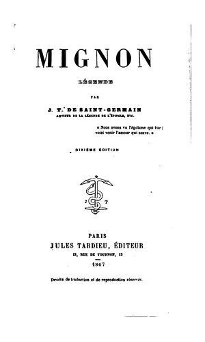 Mignon: légende