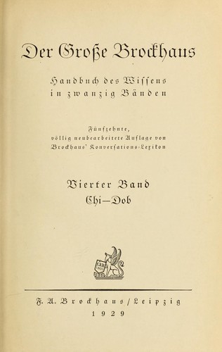 Der Grosse Brockhaus