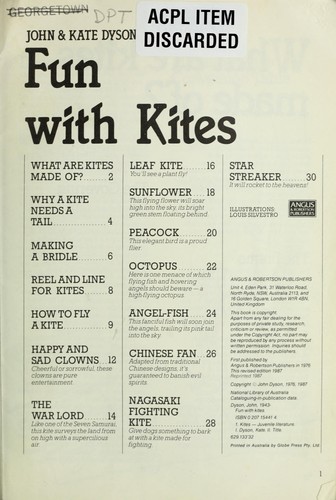 Fun With Kites/10 Exciting Designs With Easy Instructions