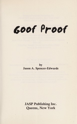 Goof proof