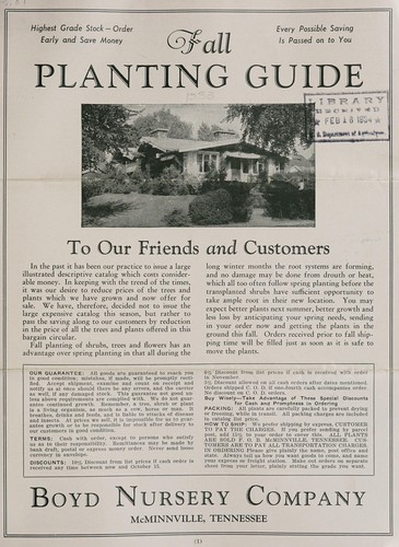 Fall planting guide