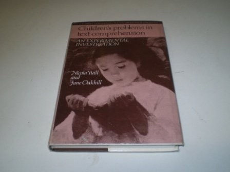 Children's problems in text comprehension
