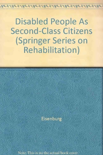 Disabled people as second-class citizens