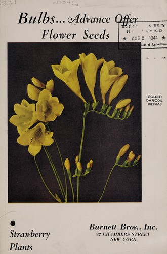 Bulbs ... advance offer, flower seeds, strawberry plants