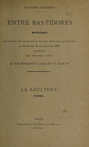 Entre bastidores