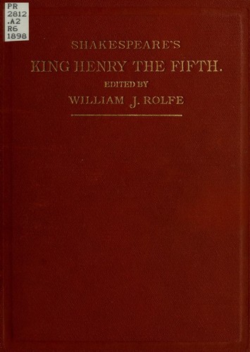 Shakespeare's history of King Henry the Fifth