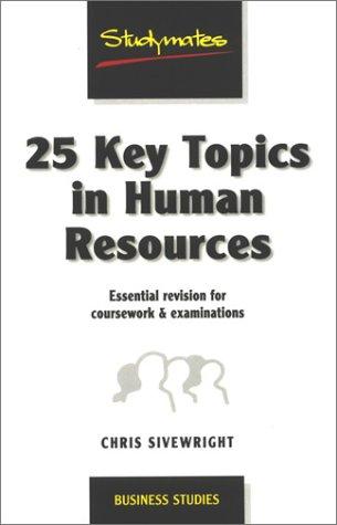 25 Key Topics in Human Resources
