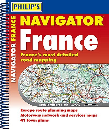 Philip's Navigator Road Atlas France