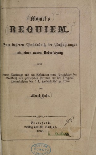Mozart's Requiem