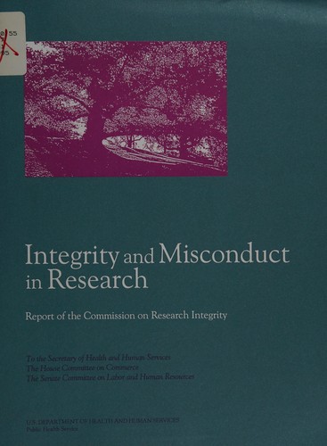 Integrity and misconduct in research
