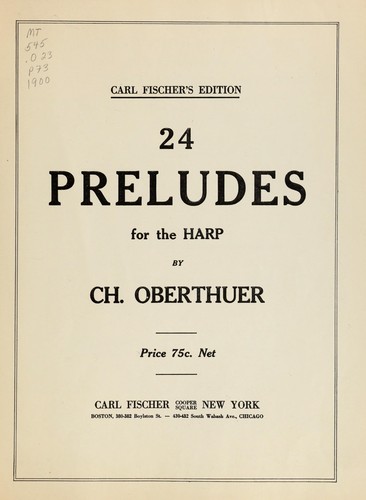 24 preludes for the harp