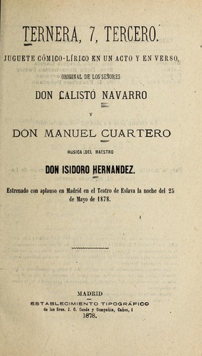 Ternera, 7, tercero