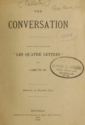 Une conversation
