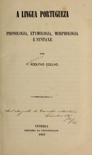 A lingua portugueza