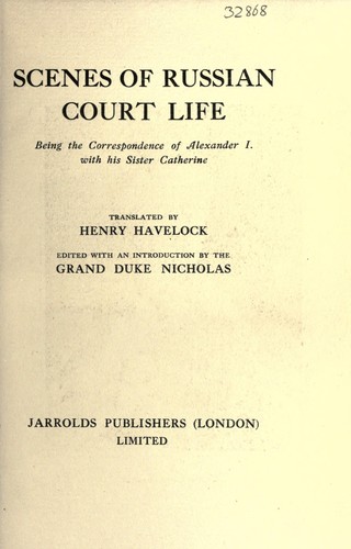 Scenes of Russian court life