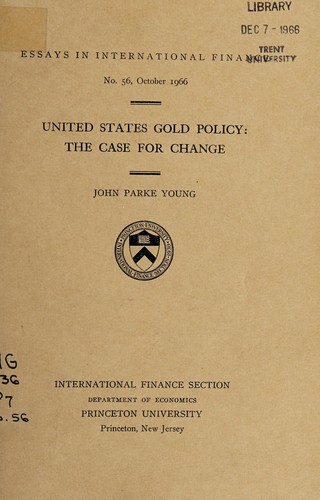 United States gold policy