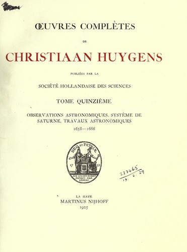 Oeuvres complètes