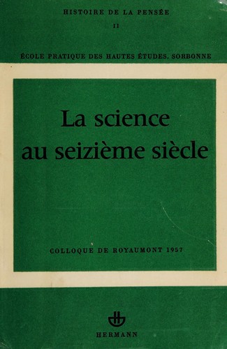 La science au seizième siècle