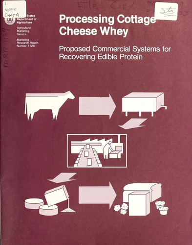 Processing cottage cheese whey