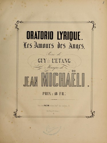Oratorio lyrique