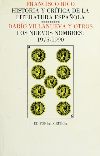 Historia y crítica de la literatura española