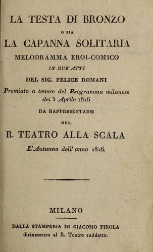La testa di bronzo