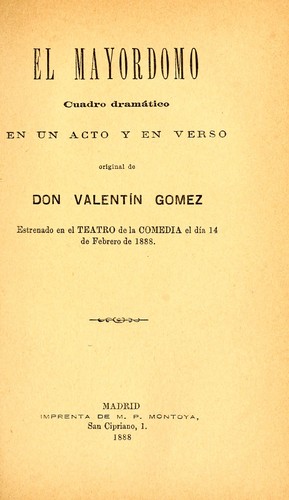 El mayordomo
