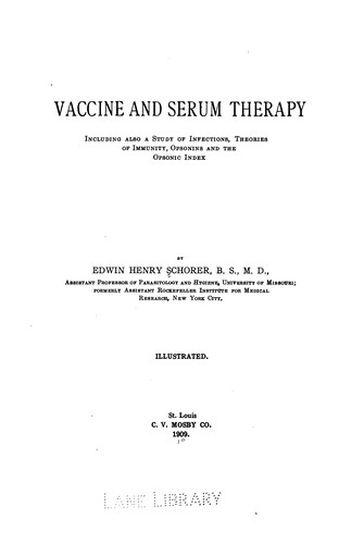 Vaccine and serum therapy