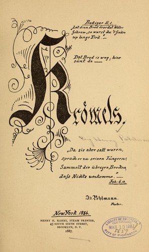 Krömels ...