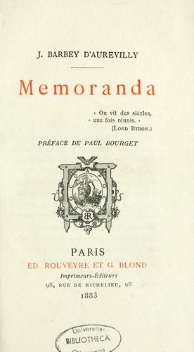 Memoranda