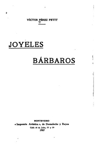 Joyeles bárbaros.
