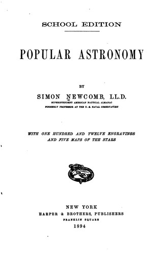 Popular Astronomy