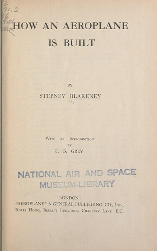 How an aeroplane is built
